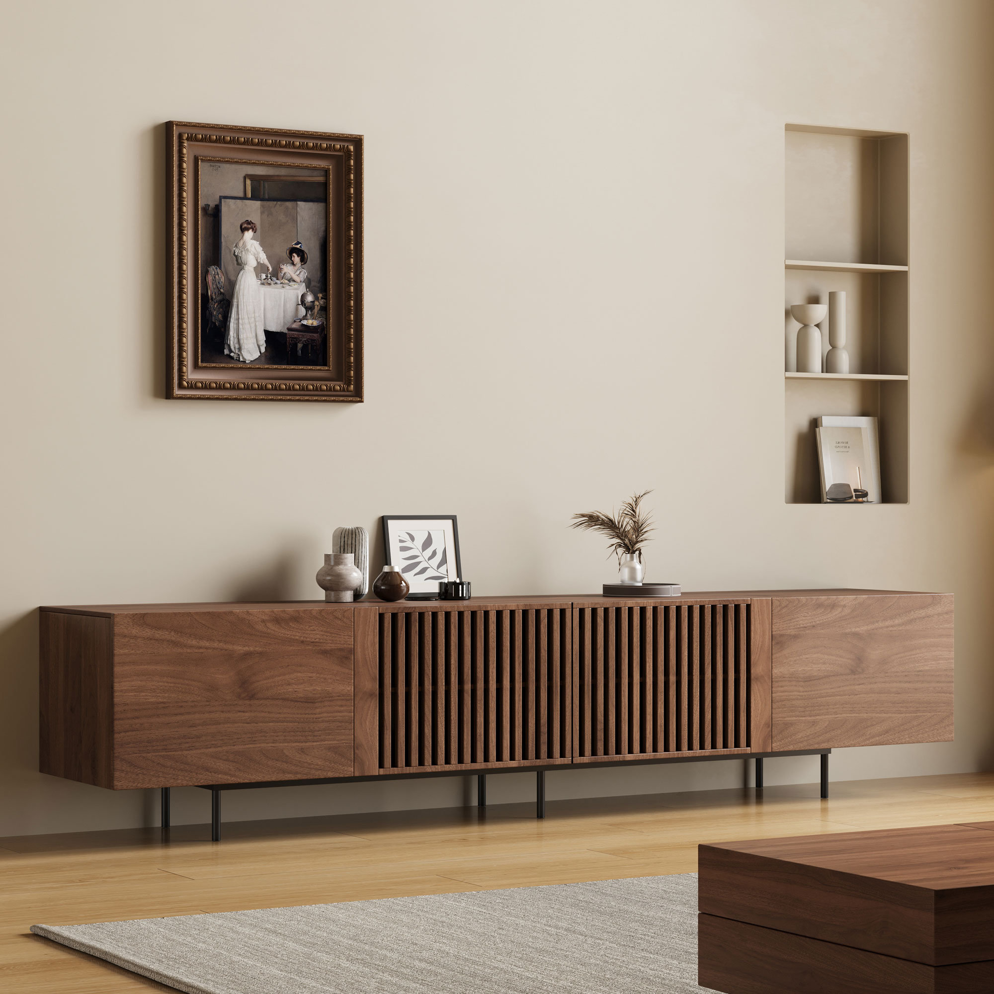 ●Contenda By Birthright Latitude Run® Kleitos Storage Credenza & Reviews | Wayfair